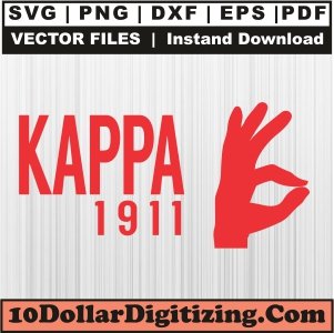 Kappa-1911-Hand-Svg,-Kappa-Alpha-Psi-Png-Vector,-Fraternity-Svg-Cut-File-For-Cricut-Silhouette-Printable-Files