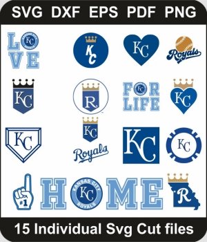 Kansas-City-Royals-Logo-Svg-Pack,-Baseball-Team-Png-Bundle,-MLB-Svg-Cut-File-For-Cricut-Silhouette-Printable-Files