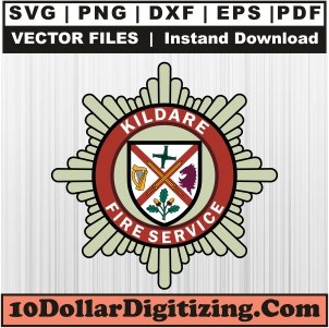 Kildare-Fire-Service-Svg,-Fire-Service-Png-Vector,-Football-Svg-Cut-File-For-Cricut-Silhouette-Printable-Files