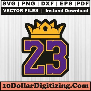 Logo-Lakers-23-Png,-Los-Angeles-Lakers-Vector,-NBA-Team-Svg-Cut-File-For-Cricut-Silhouette-Printable-Files