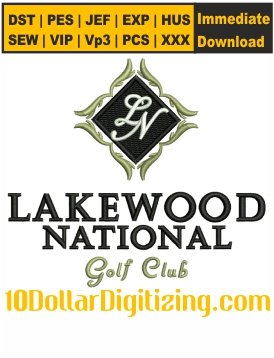 Lakewood-National-Golf-Club-Embroidery-Design,-Lakewood-National-Embroidery-File,-Sports-Club-Embroidery-Pattern,-Golf-Club-Logo-Embroidery-Files-Instant-Download