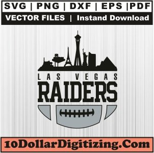 Las-Vegas-Raiders-Skyline-Svg,-Football-Team-Png-Vector,-Sports-Svg-Cut-File-For-Cricut-Silhouette-Printable-Files