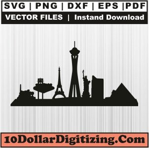 Las-Vegas-Skyline-Svg,-Football-Team-Png-Vector,-NFL-Svg-Cut-File-For-Cricut-Silhouette-Printable-Files