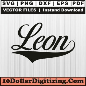 Leon-Letter-Svg,-Football-Club-Png-Vector,-Soccer-Svg-Cut-File-For-Cricut-Silhouette-Printable-Files