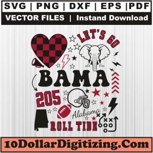 Alabama-Crimson-Tide-Lets-Go-Bama-205-Svg,-Football-Png-Vector,-NCAA-Svg-Cut-File-For-Cricut-Silhouette-Printable-Files