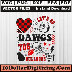Georgia-Bulldogs-Lets-Go-Dawgs-706-Svg,-NCAA-Team-Png-Vector,-Sports-Svg-Cut-File-For-Cricut-Silhouette-Printable-Files
