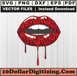 Lip-Drip-Dior-Pattern-Svg,-Brand-Logo-Png-Vector,-Dior-Svg-Cut-File-For-Cricut-Silhouette-Printable-Files