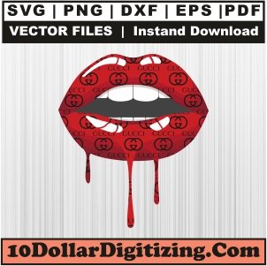 Lip-Drip-Gucci-Pattern-Svg,-Brand-Logo-Png-Vector,-Gucci-Svg-Cut-File-For-Cricut-Silhouette-Printable-Files
