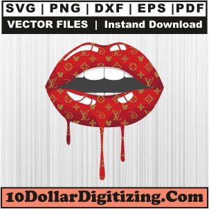 Lips-Drip-Lv-Disney-Pattern-Svg,-Louis-Vuitton-Png-Vector,-LV-Logo-Svg-Cut-File-For-Cricut-Silhouette-Printable-Files