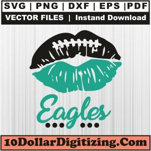 Lips-Eagles-Svg,-NFL-Team-Png-Vector,-Philadelphia-Eagles-Svg-Cut-File-For-Cricut-Silhouette-Printable-Files