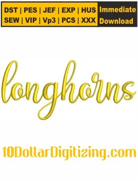 Longhorns-3D-Puff-Embroidery-Design,-Longhorns-Puffy-Foam-Embroidery-Pattern,-Texas-Longhorns-Embroidery-Files-Instant-Download