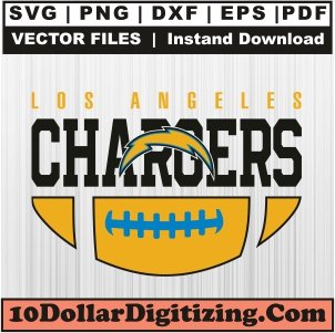 Los-Angeles-Chargers-Football-Svg,-NFL-Team-Png-Vector,-Sports-Svg-Cut-File-For-Cricut-Silhouette-Printable-Files