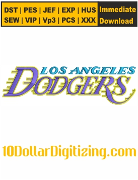 Los-Angeles-Dodgers-Embroidery-Designs