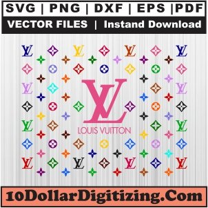 Louis-Vuitton-Png-High-Resolution,-LV-Seamless-Vector,-LV-Luxury-Brand-Svg-Cut-File-For-Cricut-Silhouette-Printable-Files-