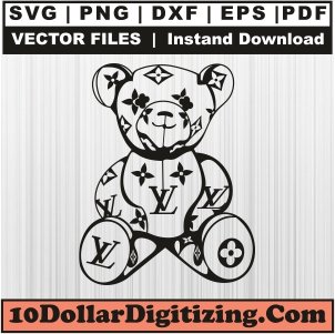 Louis-Vuitton-Teddy-Bear-Svg,-LV-Logo-Png-Vector,-Brand-Logo-Svg-Cut-File-For-Cricut-Silhouette-Printable-Files