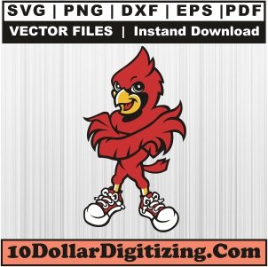 Louisville-Cardinals-Football-Svg,-NCAA-Team-Png-Vector,-Sports-Svg-Cut-File-For-Cricut-Silhouette-Printable-Files