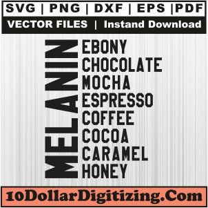 Melanin-Tee-Svg,-Black-Pride-Png-Vector,-Juneteenth-Svg-Cut-File-For-Cricut-Silhouette-Printable-Files