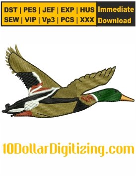 Mallard-Duck-Embroidery-Design,-Duck-Embroidery-Pattern,-Mallard-Birds-Embroidery-Files-Instant-Download