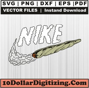 Marijuana-Cigarette-Nike-Logo-Svg,-Nike-Swoosh-Png-Vector,-Brand-Logo-Svg-Cut-File-For-Cricut-Silhouette-Printable-Files