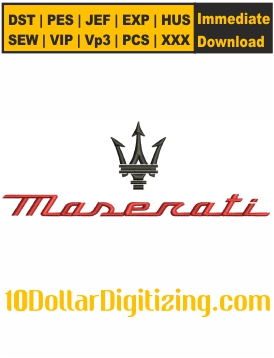 Maserati-Logo-Embroidery-Design