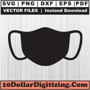 Mask-Svg,-Face-Mask-Png-Vector,-Mask-Logo-Svg-Cut-File-For-Cricut-Silhouette-Printable-Files