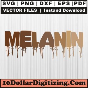 Melanin-Dripping-Png,-Black-Woman-Vector,-Black-History-Svg-Cut-File-For-Cricut-Silhouette-Printable-Files