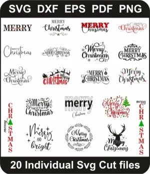 Merry-Christmas-Svg-Pack,-Christmas-Png-Bundle,-Christmas-Day-Svg-Cut-File-For-Cricut-Silhouette-Printable-Files