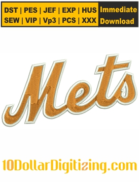 Mets-Logo-Embroidery-Design