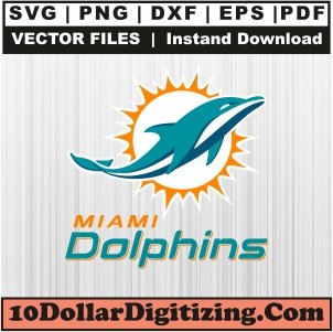 Miami-Dolphins-Png,-Football-Team-Png-Vector,-NFL-Team-Logo-Svg-Cut-File-For-Cricut-Silhouette-Printable-Files