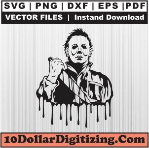 Michael-Myers-Png,-Dripping-Killer-Michael-Myers-Vector,-Michael-Myers-Halloween-Svg-Cut-File-For-Cricut-Silhouette-Printable-Files