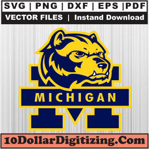 Michigan-Wolverines-Football-Svg,-Michigan-Wolverines-Png-Vector,-Football-Svg-Cut-File-For-Cricut-Silhouette-Printable-Files