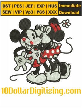 Mickey-and-Minnie-Mouse-Hugging-Embroidery-Design,-Cartoon-Embroidery-File,-Mickey-Minnie-Couple-Embroidery-Pattern,-Disney-Cartoon-Embroidery-Files-Instant-Download