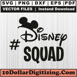 Mickey-Mouse-Disney-Squad-Vector,-Cartoon-Png,-Mickey-Head-Svg-Cut-File-For-Cricut-Silhouette-Printable-Files