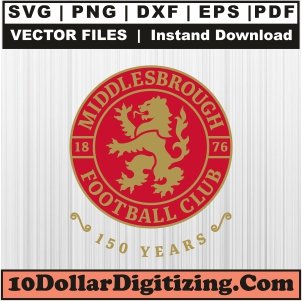 Middlesbrough-Svg,-Middlesbrough-FC-Png-Vector,-Football-Svg-Cut-File-For-Cricut-Silhouette-Printable-Files