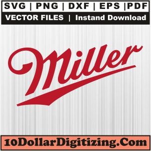 Miller-Letter-Vector,-Miller-Brewing-Company-Png,-Brand-Logo-Svg-Cut-File-For-Cricut-Silhouette-Printable-Files