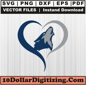 Minnesota-Timberwolves-Heart-Vector,-Basketball-Team-Png,-NBA-Svg-Cut-File-For-Cricut-Silhouette-Printable-Files