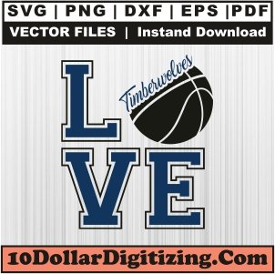 Minnesota-Timberwolves-Love-Svg,-Basketball-Team-Png-Vector,-NBA-Svg-Cut-File-For-Cricut-Silhouette-Printable-Files