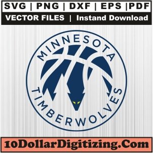 Minnesota-Timberwolves-Png-High-Resolution,-Basketball-Team-Vector-Svg-Cut-File-For-Cricut-Silhouette-Printable-Files