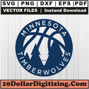 Minnesota-Timberwolves-Logo-Png,-Basketball-Team-Vector,-NBA-Svg-Cut-File-For-Cricut-Silhouette-Printable-Files