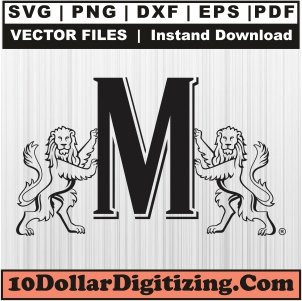 Modelo-M-Black-Vector,-Brand-Logo-Png-Vector,-Modelo-Svg-Cut-File-For-Cricut-Silhouette-Printable-Files