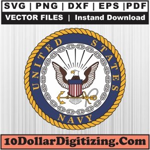 US-Navy-Emblem-Svg,-Navy-Seal-Png-Vector,-US-Navy-Military-Svg-Cut-File-For-Cricut-Silhouette-Printable-Files