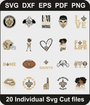 New-Orleans-Saints-Logo-Svg-Bundle,-Football-Team-Png-Pack,-NFL-Svg-Cut-File-For-Cricut-Silhouette-Printable-Files