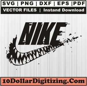Nike-Drip-Black-Svg,-Brand-Logo-Png-Vector,-Nike-Swoosh-Svg-Cut-File-For-Cricut-Silhouette-Printable-Files