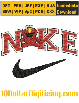 Nike-Elmo-Embroidery-Design