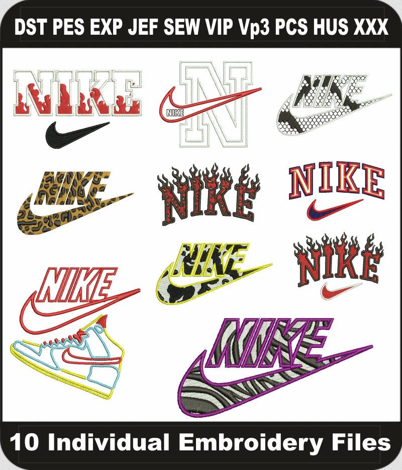 Nike-Logo-Embroidery-Designs-Bundle,-Nike-Swoosh-Embroidery-Pattern,-Nike-Brand-Embroidery-Pack-Files-Instant-Download