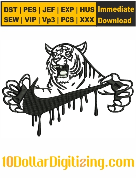 Nike-Tiger-Logo-Embroidery-Design