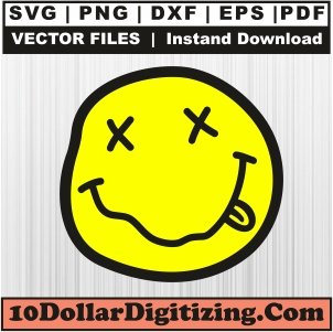 Smiley-Nirvana-Logo-Svg,-Rock-Band-Png-Vector,-American-Rock-Band-Svg-Cut-File-For-Cricut-Silhouette-Printable-Files