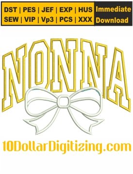 Nonna-Applique-Embroidery-Design,-Nonna-Outline-Embroidery-Pattern,-Mothers-Day-Embroidery-Files-Instant-Download