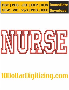 Nurse-Applique-Embroidery-Design,-Nurse-Outline-Embroidery-Pattern,-Medical-Nurse-Embroidery-Files-Instant-Download