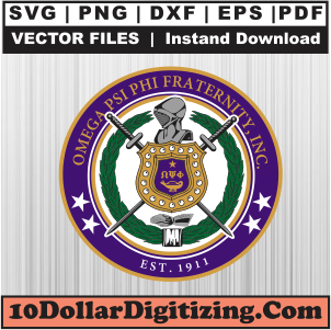 Omega-Psi-Phi-Fraternity-inc-Est-1911-Svg